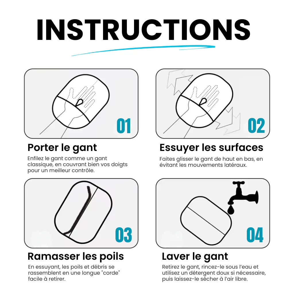 PAWZY™ – Brosse de toilettage magique pour animaux